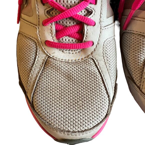 Y2K Nike White + Pink Air Relentless 3 Sneakers Size 8.5 - Picture 5 of 6